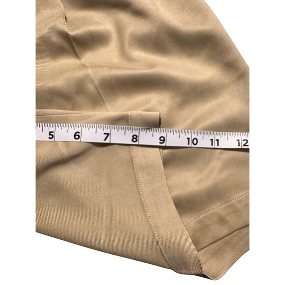 Tommy Bahama Khaki Pleated Front Men's Shorts 100% Silk Size 34 - Picture 4 of 5